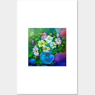 Daisies in Glass Posters and Art